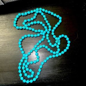 Turquoise strand necklace
